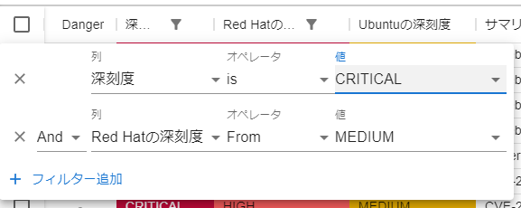 Isフィルタ